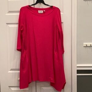 # Beautiful XL geranium pink tunic